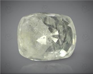 Natural White Sapphire Certified  3.88 CRT ( 61178 )